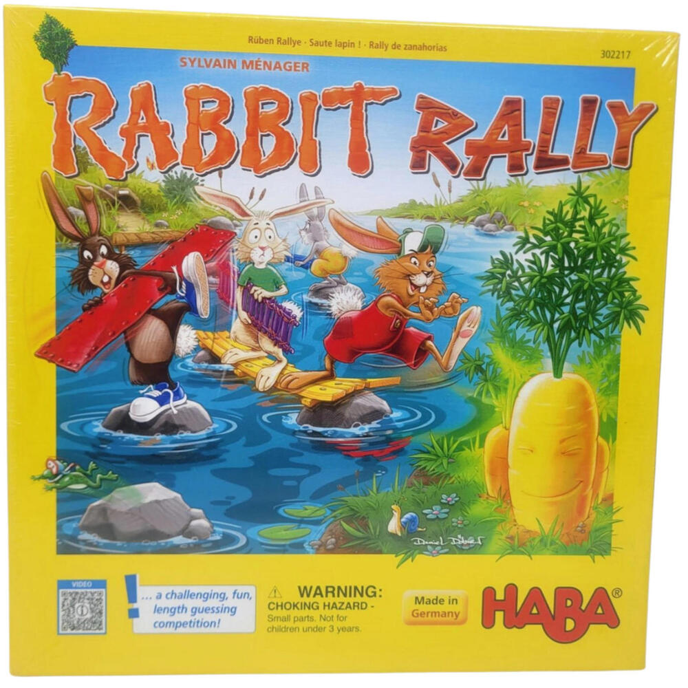 HABA Rabbit Rally Board Game Sylvain Menager Germany New Sealed 302217